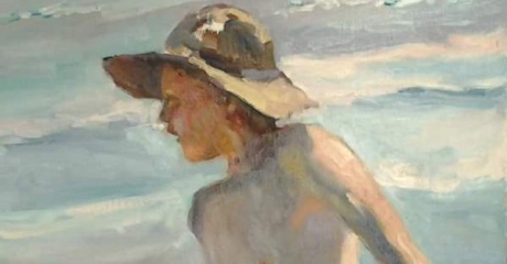 María Catalina Alberto | Homenaje a Sorolla | Óleo, 40 x 50 cm