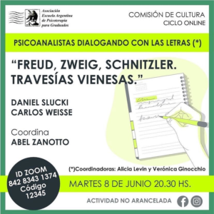 Psicoanalistas dialogando con las letras: «Freud, Zweig, Schnitzler. Travesías vienesas»